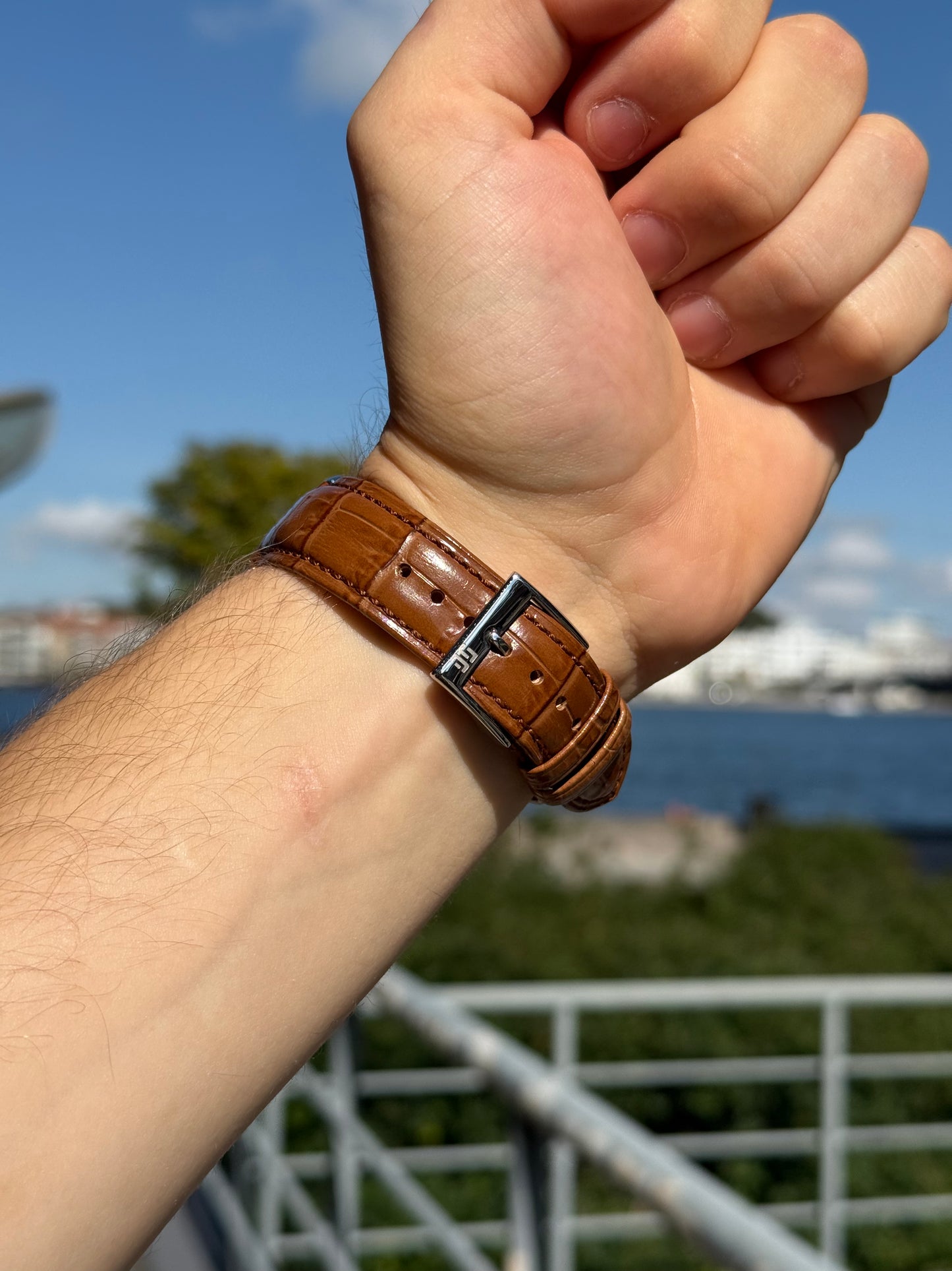 Nordic Bark Leather Strap