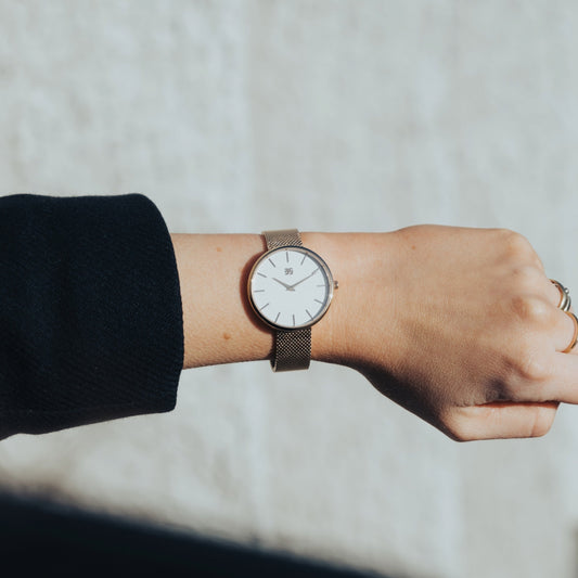 Aldan Rosegold White