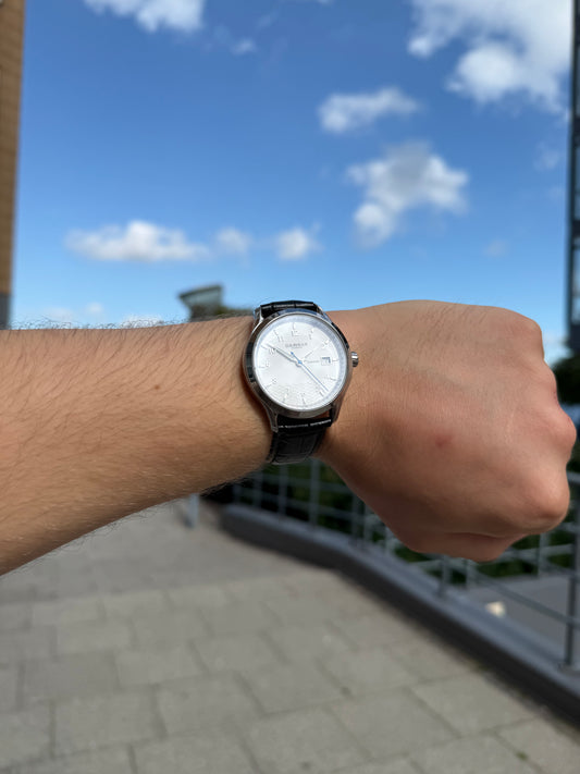 Nordic Lava Stone Leather Strap